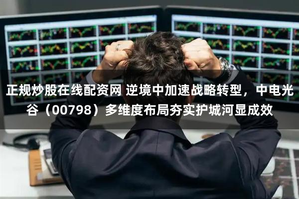 正规炒股在线配资网 逆境中加速战略转型，中电光谷（00798）多维度布局夯实护城河显成效